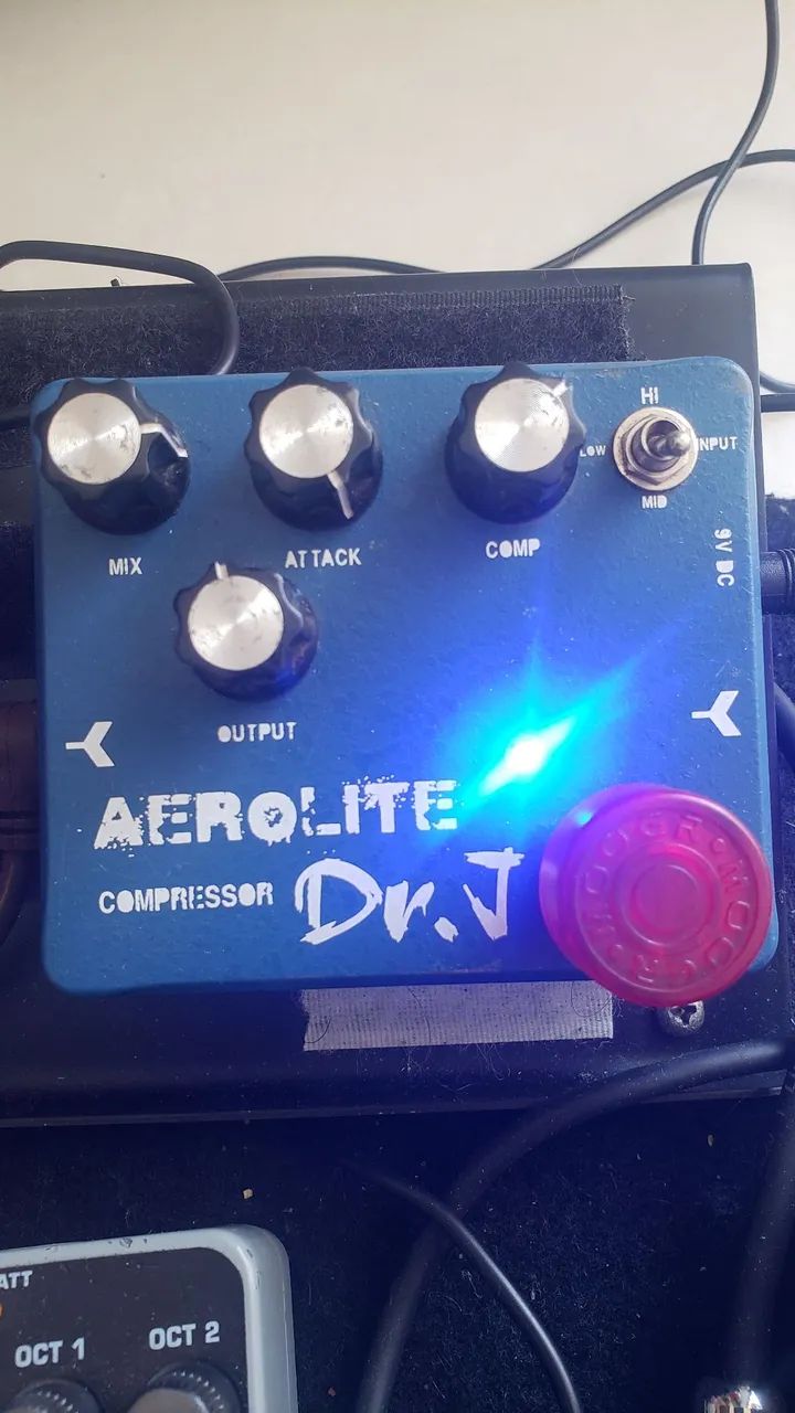 Pedal Dr J Aerolyte Compressor Baixo e Guitarra