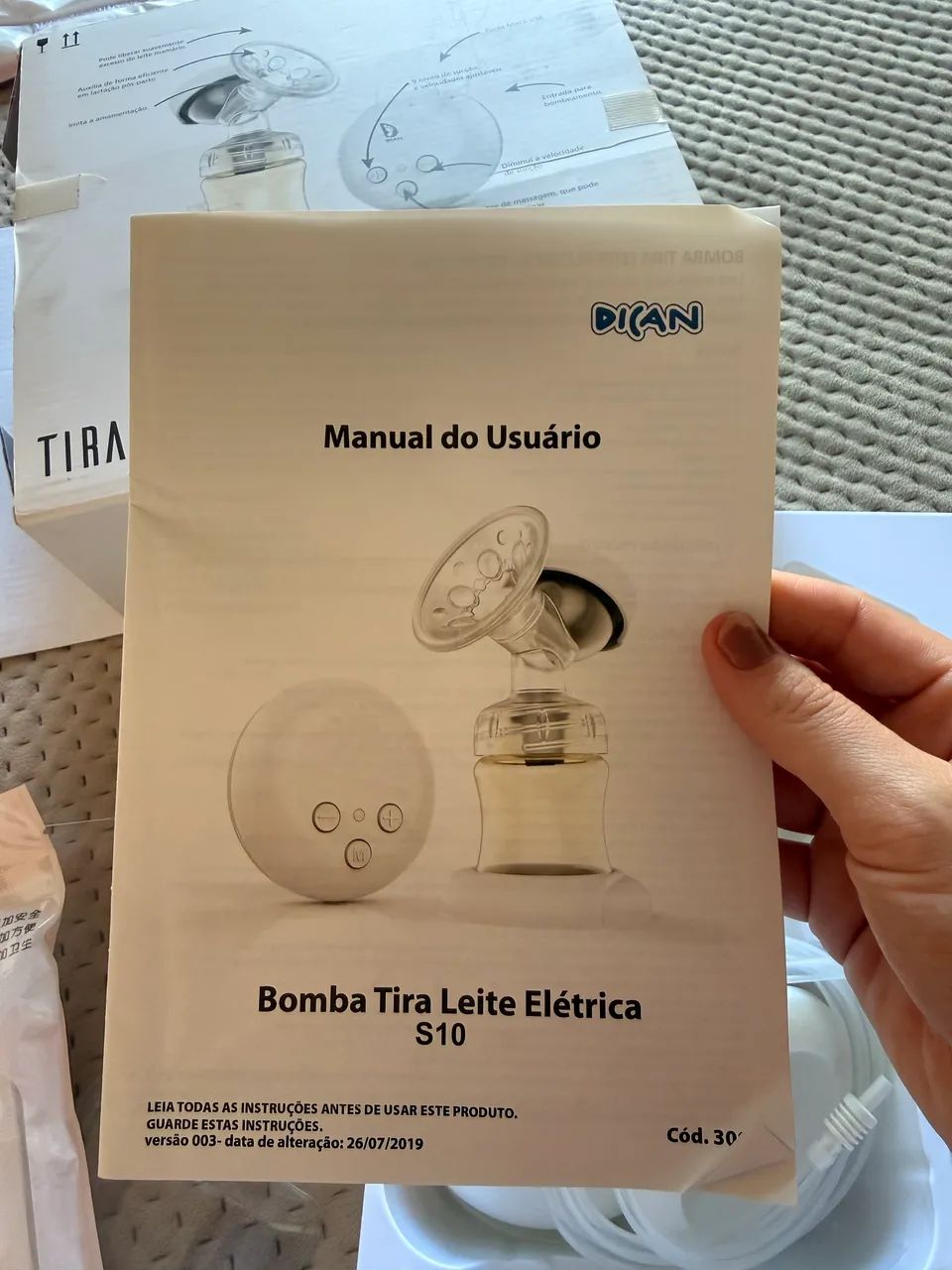 Bomba tira leite elétrica  - Foto 5