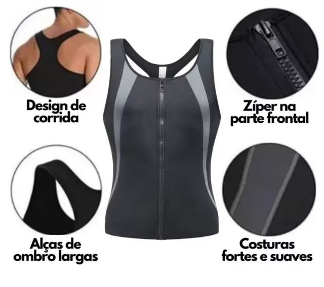 Maximize seus treinos com a regata de neoprene Alta qualidade  - Foto 2