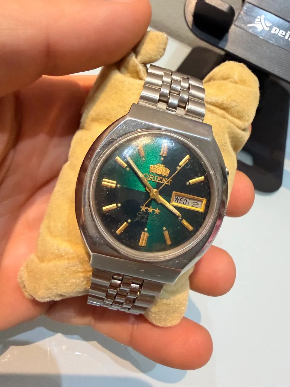 Relógio Orient automático 3 estrelas vintage. - Foto 5