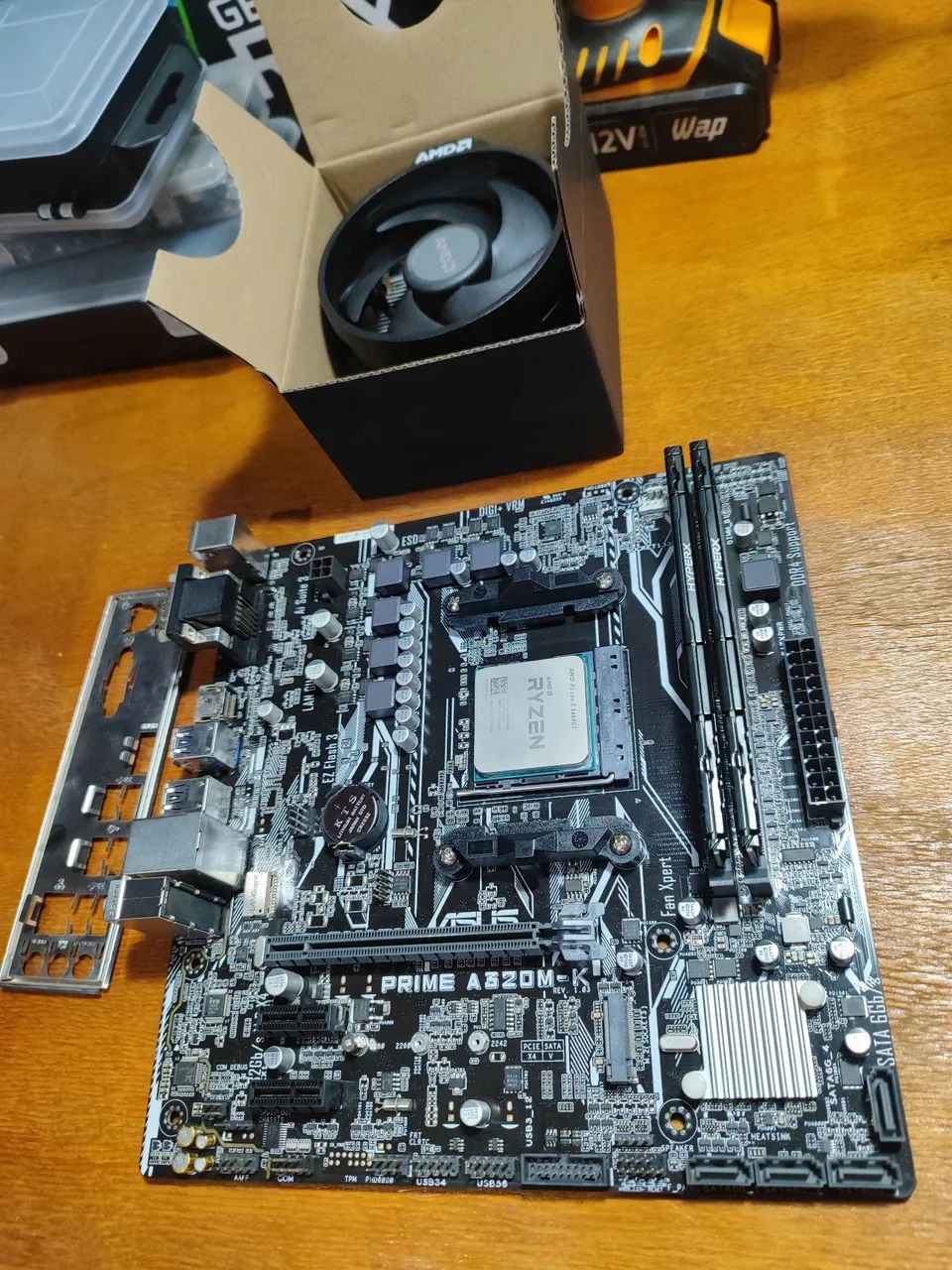 Kit UPGRADE Ryzen Placa mãe A320M Ryzen 5 5600GT 16GB DDR4 3200MHZ - GARANTIA 3 MESES