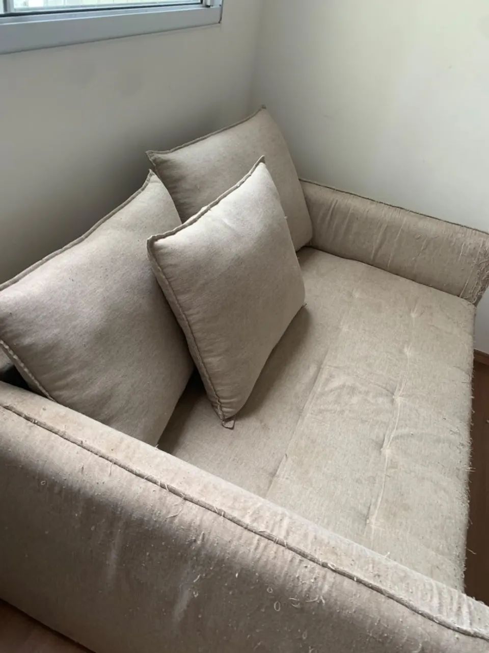 Doação de Sofá Cama de linho