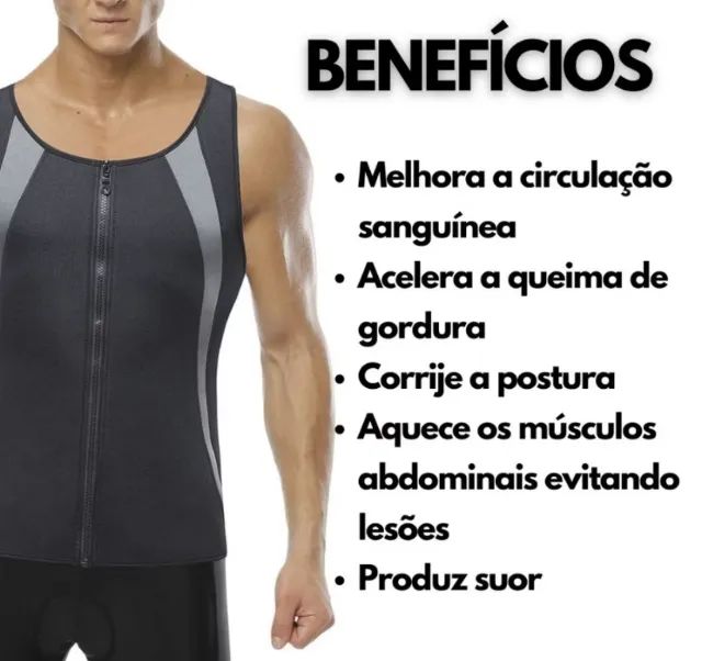 Maximize seus treinos com a regata de neoprene Alta qualidade  - Foto 5
