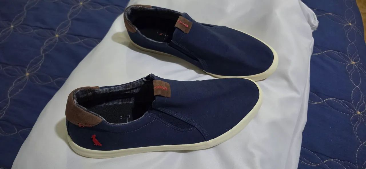 Slip on Reserva Azul Marinho Novissimo