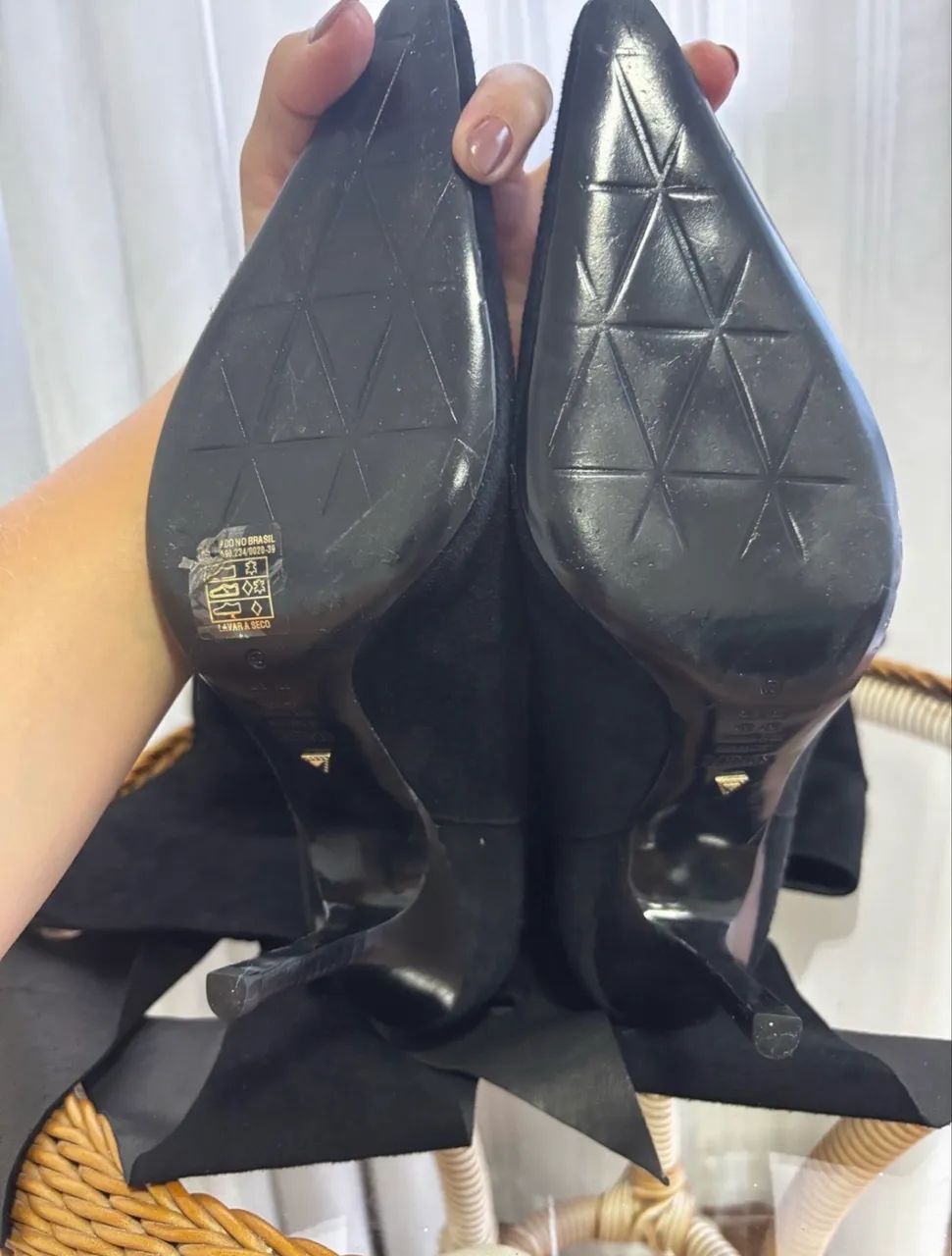 Bota Schütz cano longo preto 37 - Foto 2