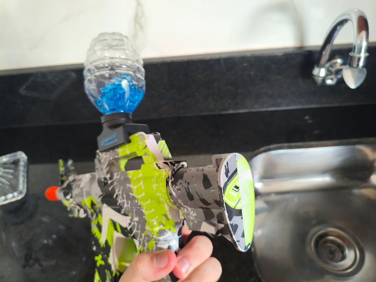 Brinquedo de Gel XNIPER Graffiti (Com adaptador de garrafa) - Foto 3