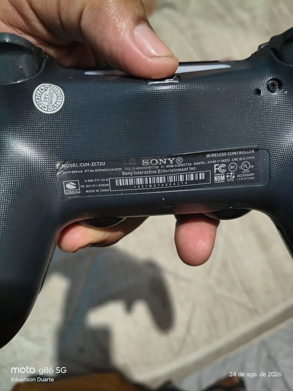 Controle de ps4  - Foto 2