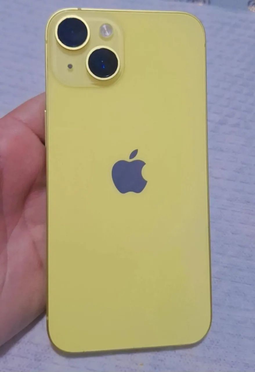 Iphone 14 amarelo 256 gb  - Foto 2