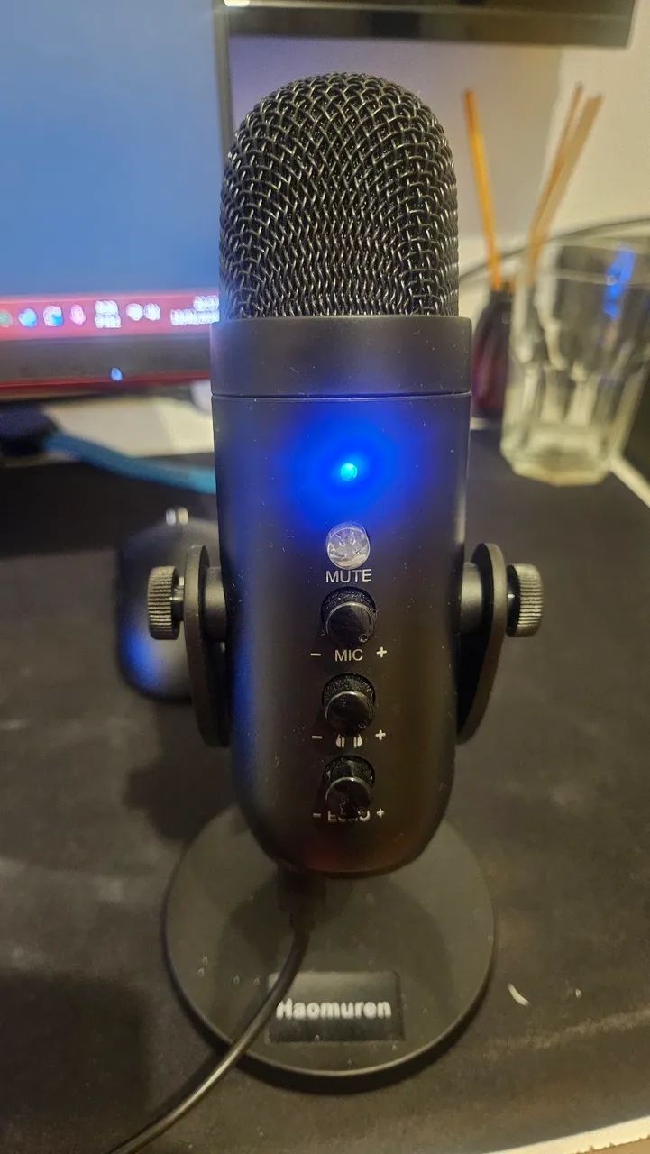Microfone USB Haomuren - Foto 3