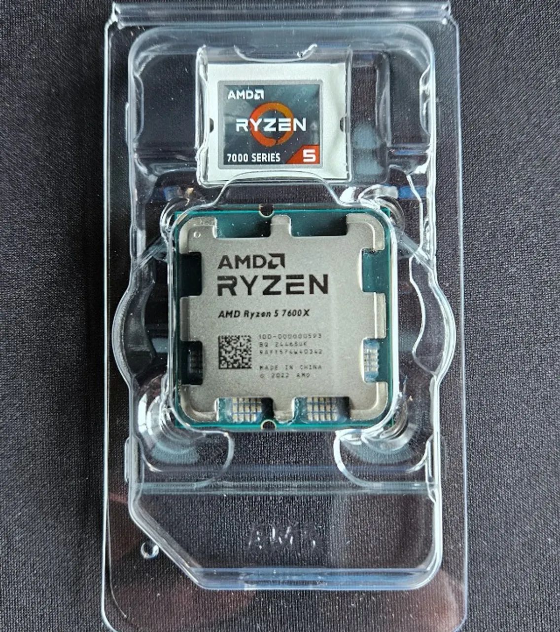 Processador AMD Ryzen 5 7600X, 5.3GHz, Cache 38MB, AM5, 6 Núcleos