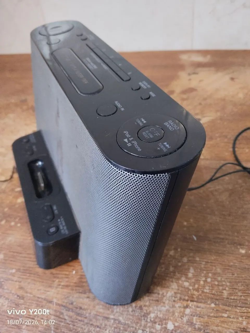 Sony ICF-CS10iP - Rádio Relógio Bluetooth com Dock para iPhone/iPod  - Foto 4