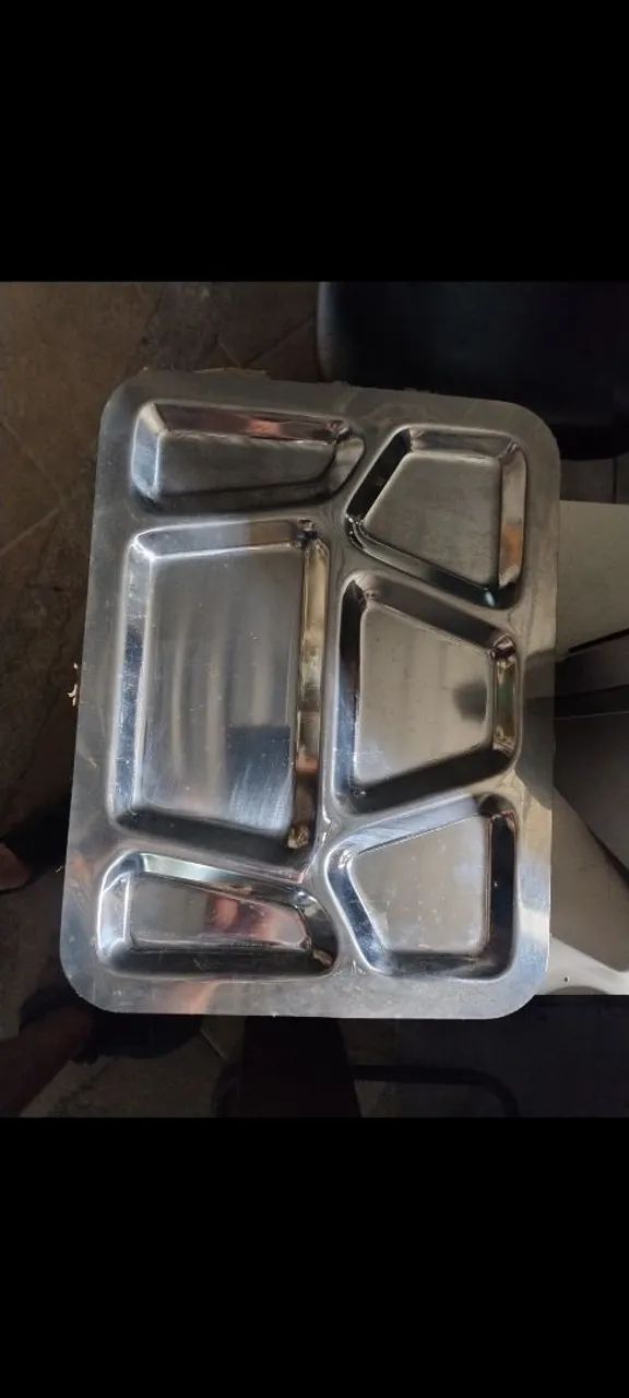Bandejão bandeja almoço inox - Foto 2