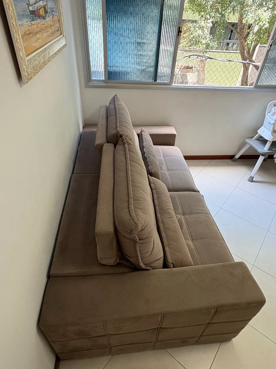 Sofá reclinável 2,30m perfeito estado - Foto 5