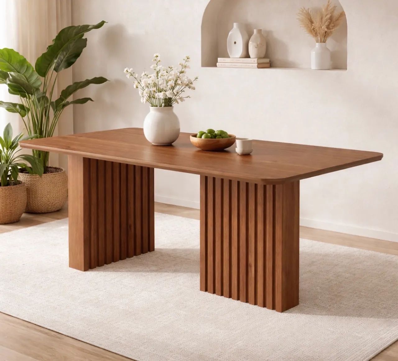 Mesa de Jantar Ester com Tampo 1,80x0,90 Entrega Rápida
