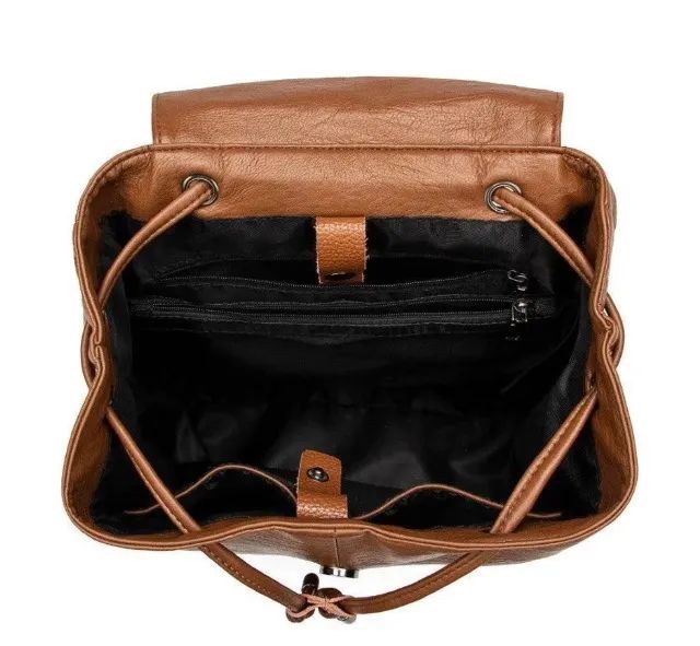 Bolsa de Couro Marrom - Foto 4