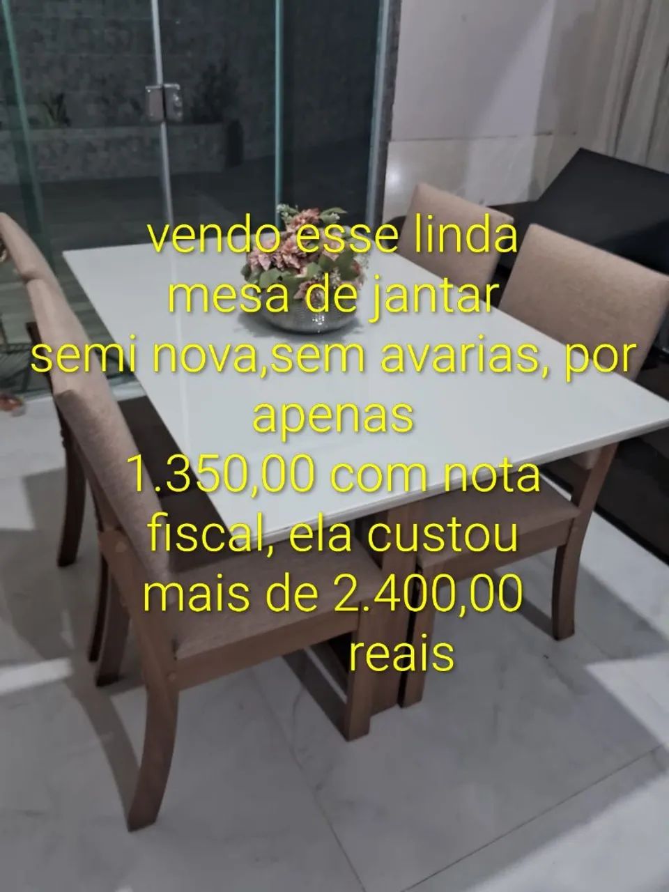 Mesa de jantar nova  - Foto 2