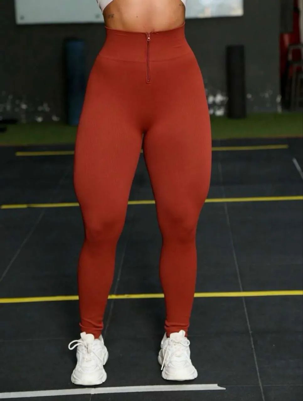 Duas calças legging nova canelada 
