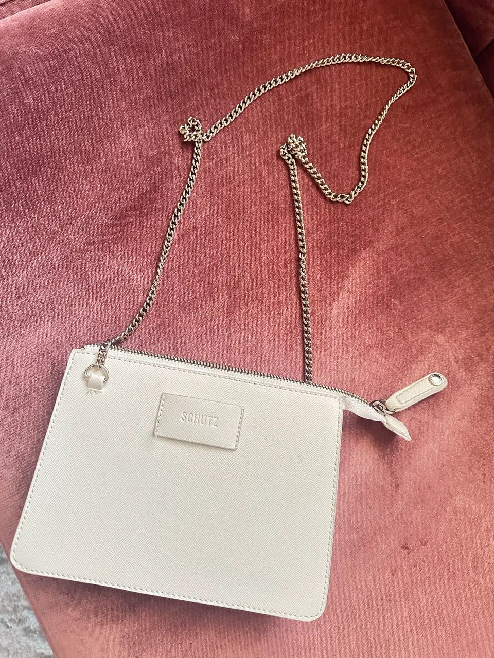 Bolsa Schutz pequena off white 