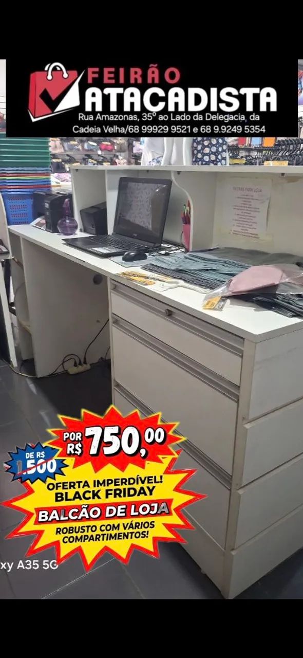 Balcao para Loja com caixa e impressora - Foto 2