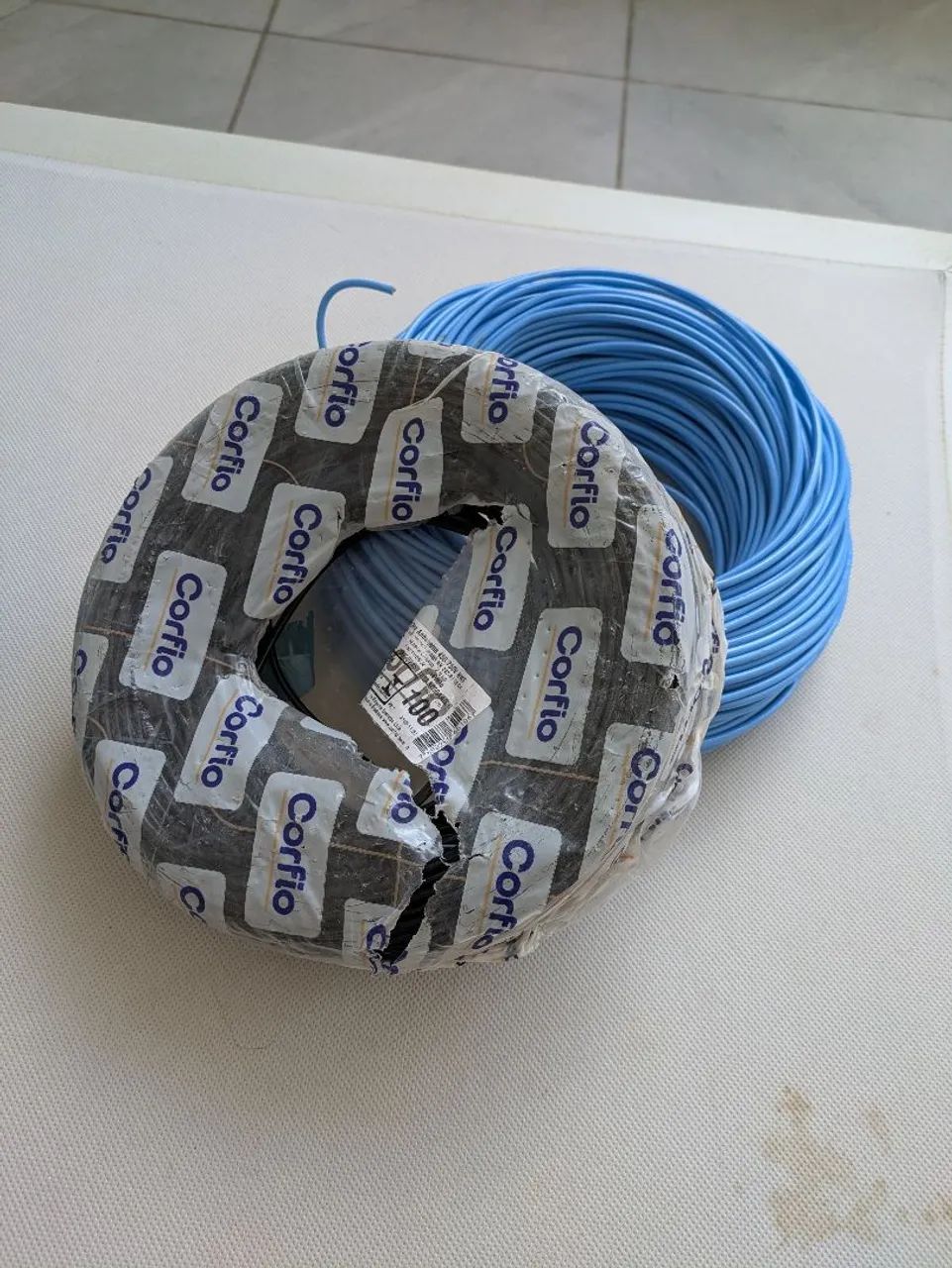 2 rolos 100m Fio de cobre 2,5mm2 