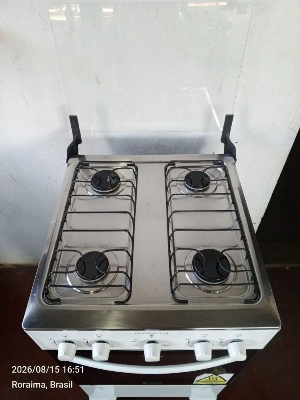 Fogão 4 bocas funcionando perfeitamente faço entrega  - Foto 4