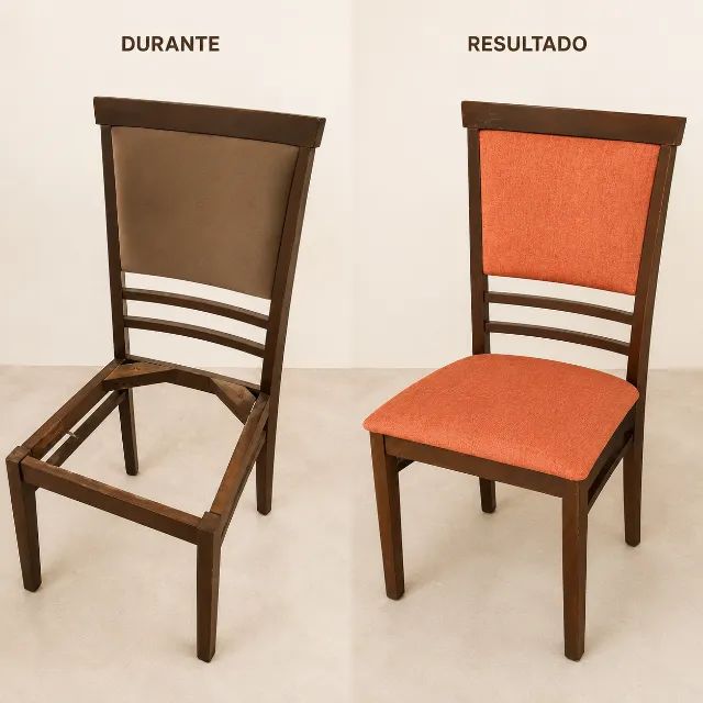 Reforma e Conserto de Cadeiras em Fortaleza | Estofamento - Foto 2