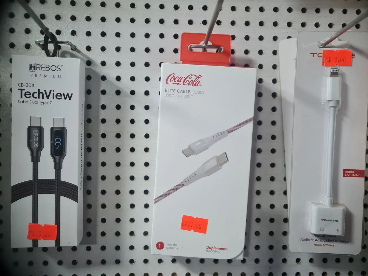 Cabos USB-C para USB-C - Coca-Cola - Foto 2