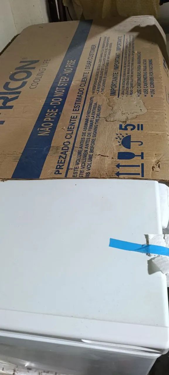 Freezer duas tampas novo, nunca usado - Foto 3