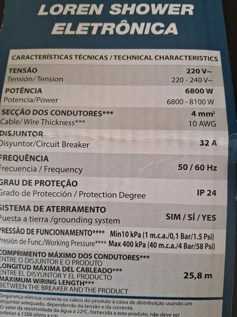 Chuveiro lorenzetti  - Foto 3