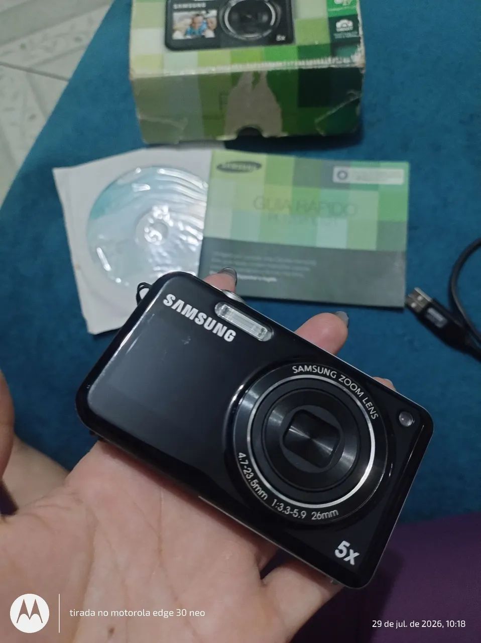 Câmera Samsung Pl120 funcionando perfeitamente  - Foto 4