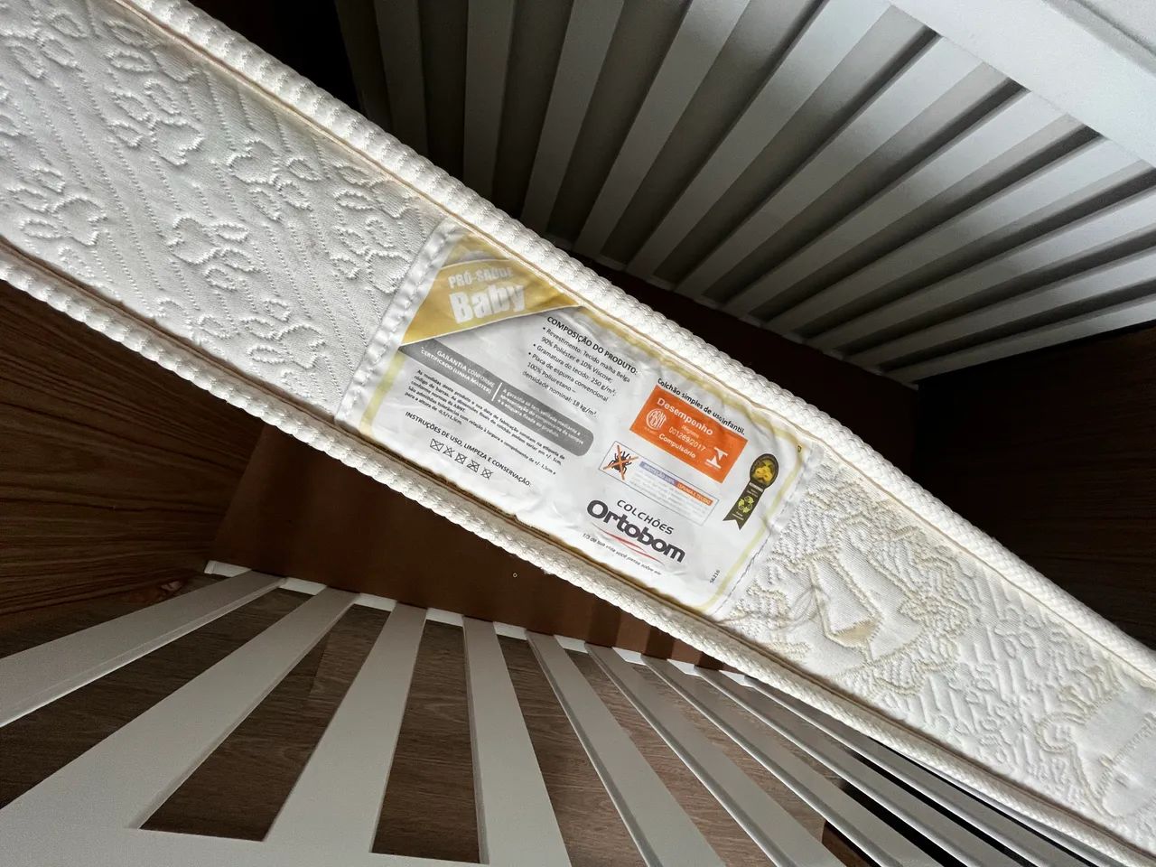 Berço com colchão Pró saúde Ortobom