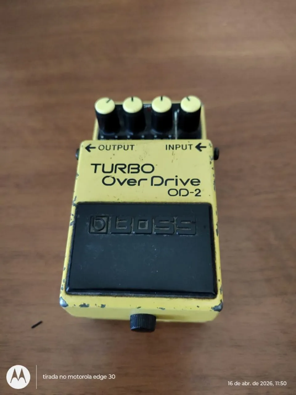 Boss OD-2 Japan Turbo Overdrive Vintage Original Raro Boss OD-2 Japan Turbo Overdrive Vintage Original Raro