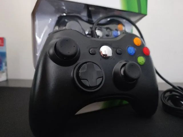Controle USB para Xbox 360 e PC - Novo 