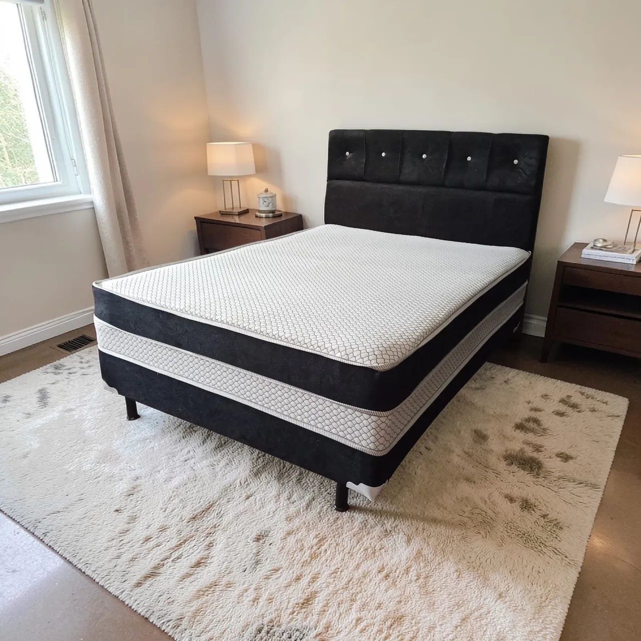 Cama casal unibox Molas Ensacadas 