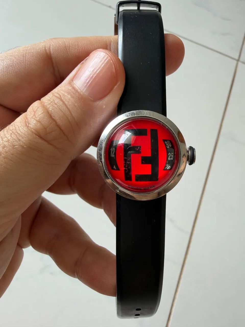 Relógio Fendi Bubble Jump Hour Raro - Foto 4
