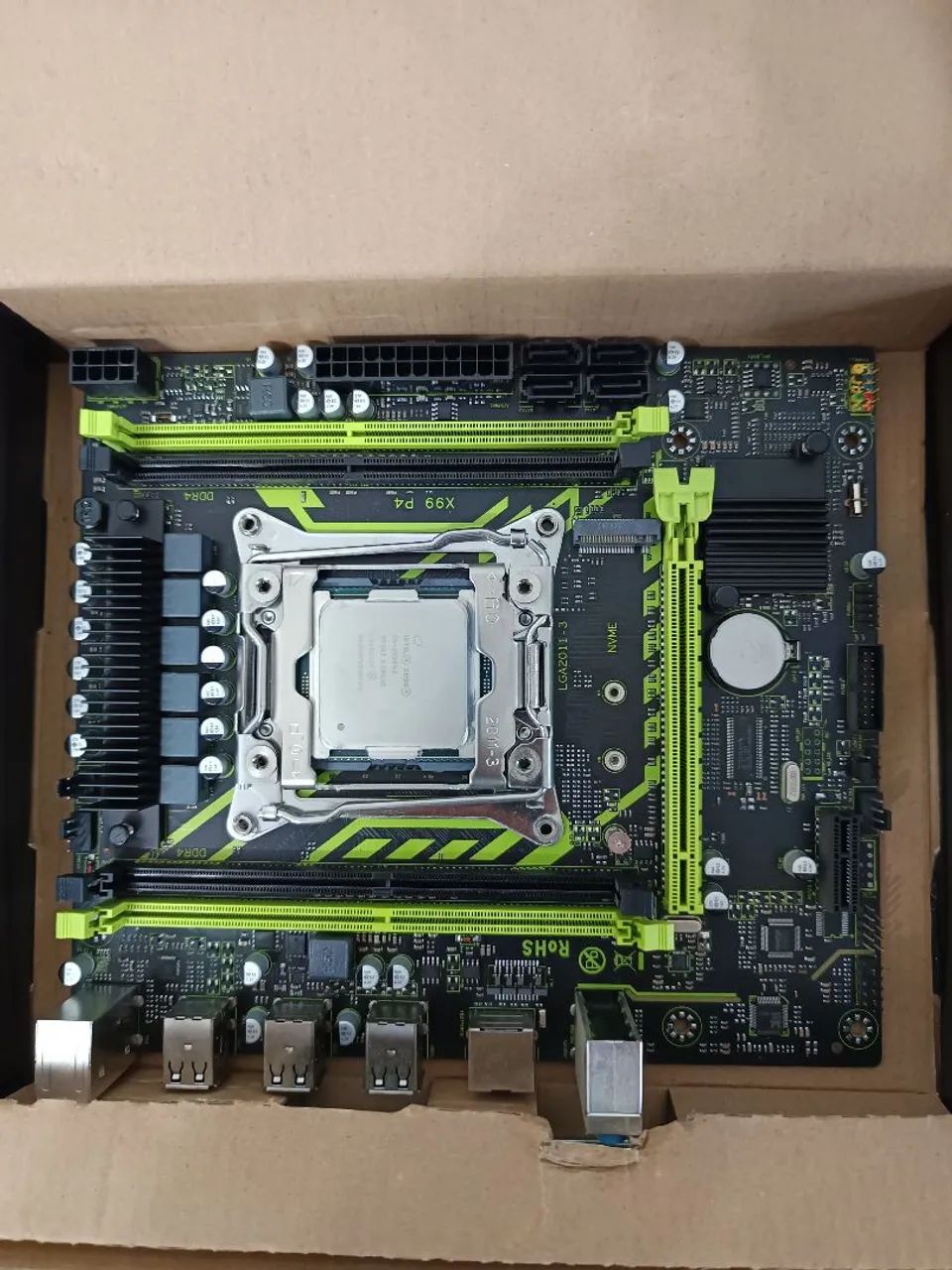 Kit de placa-mãe X99 P4 + Intel Xeon E5 2650 V4 - Foto 2