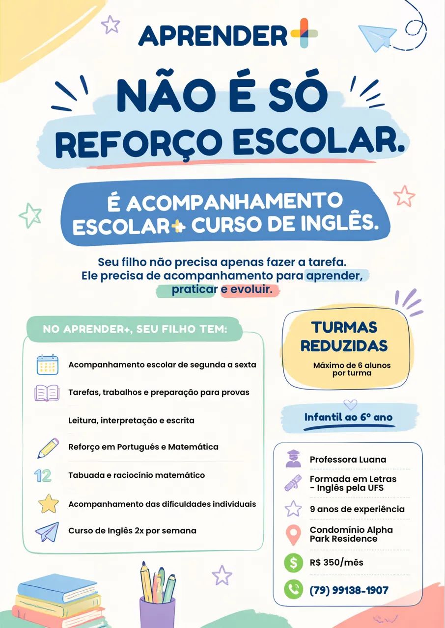 Reforço escolar + Curso de inglês  - Foto 2