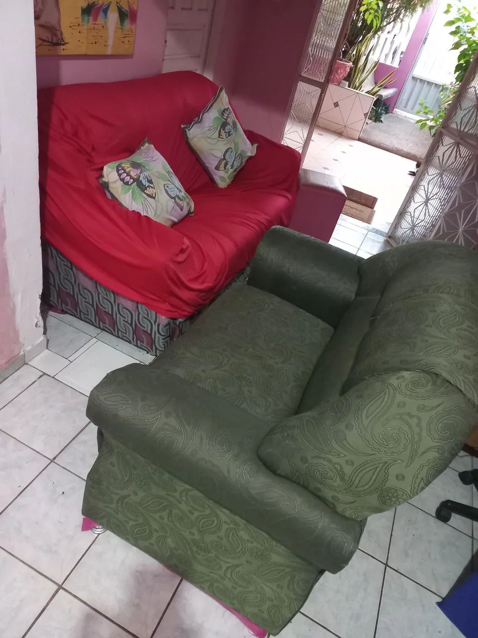 Sofás de 2 e 3 lugares