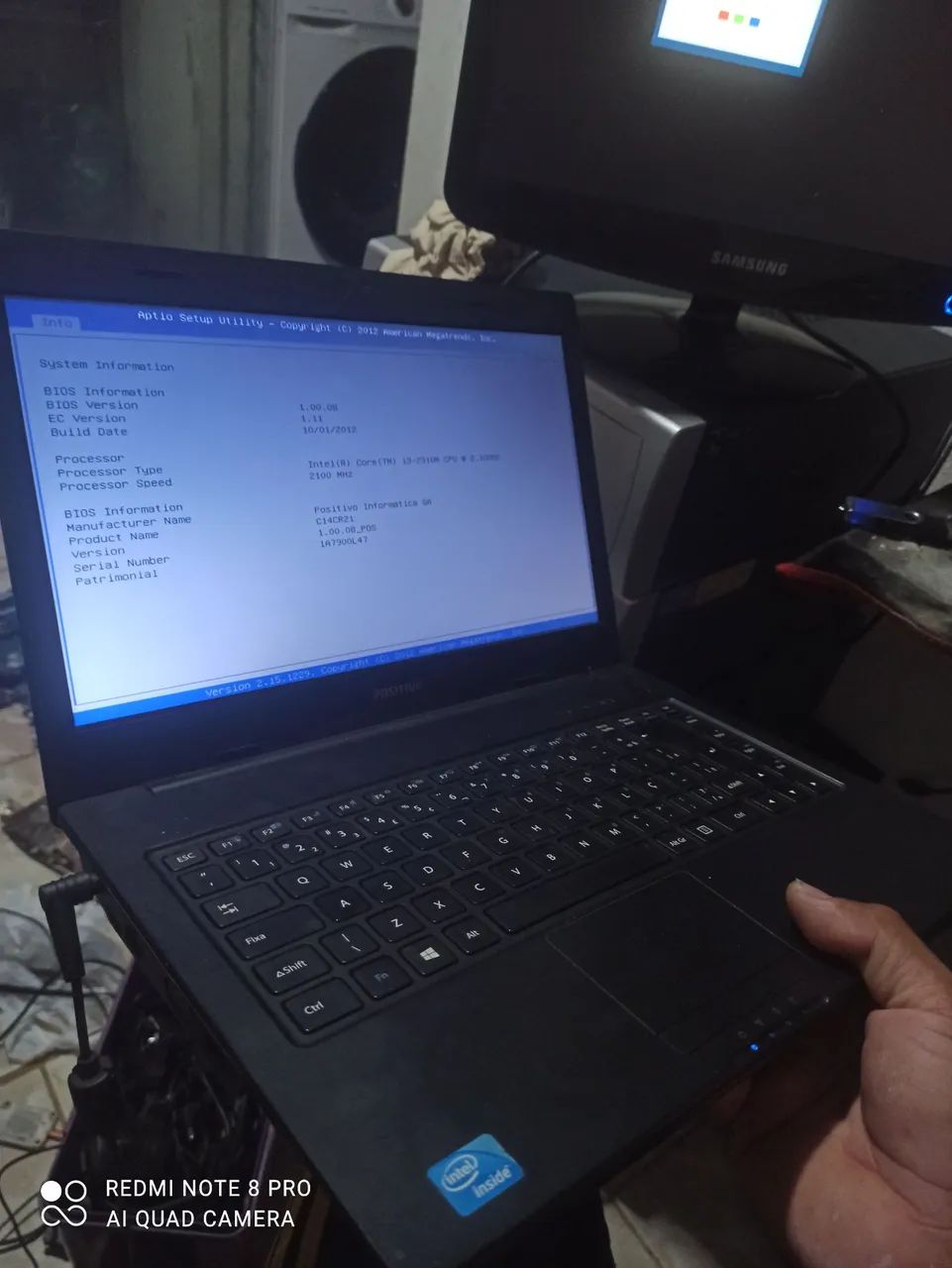 Notebook positivo para peças ou usar assim 