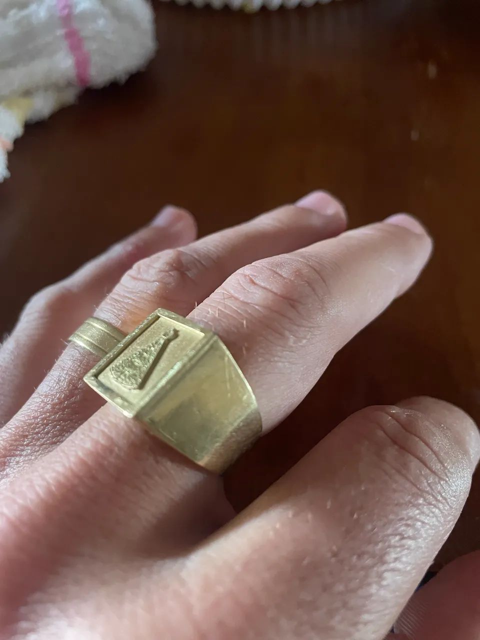 Anel em ouro 18k com 8.4 grama  - Foto 3