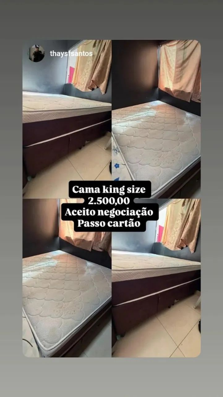Cama king casal