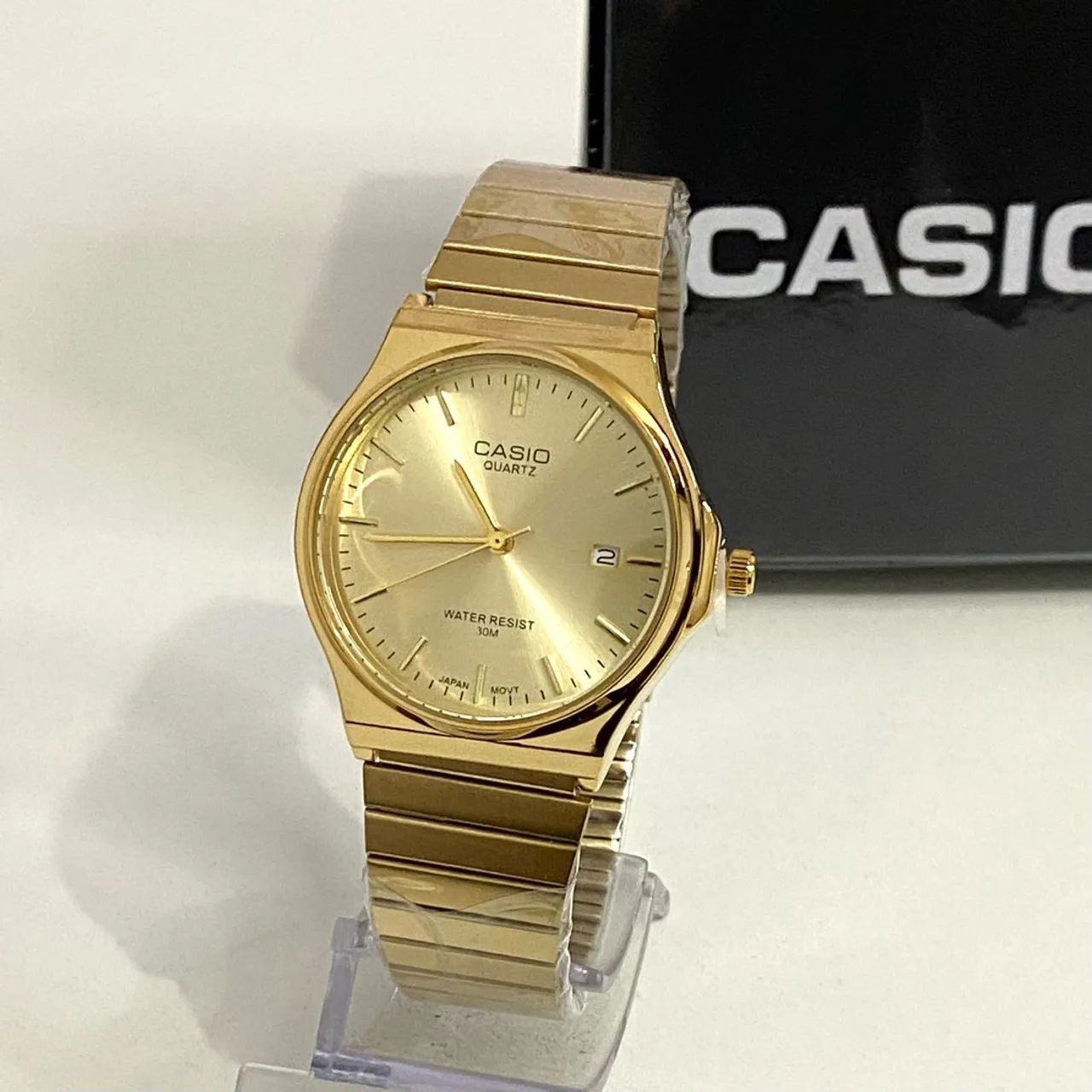 Casio vintage dourado A180 novo - Foto 3