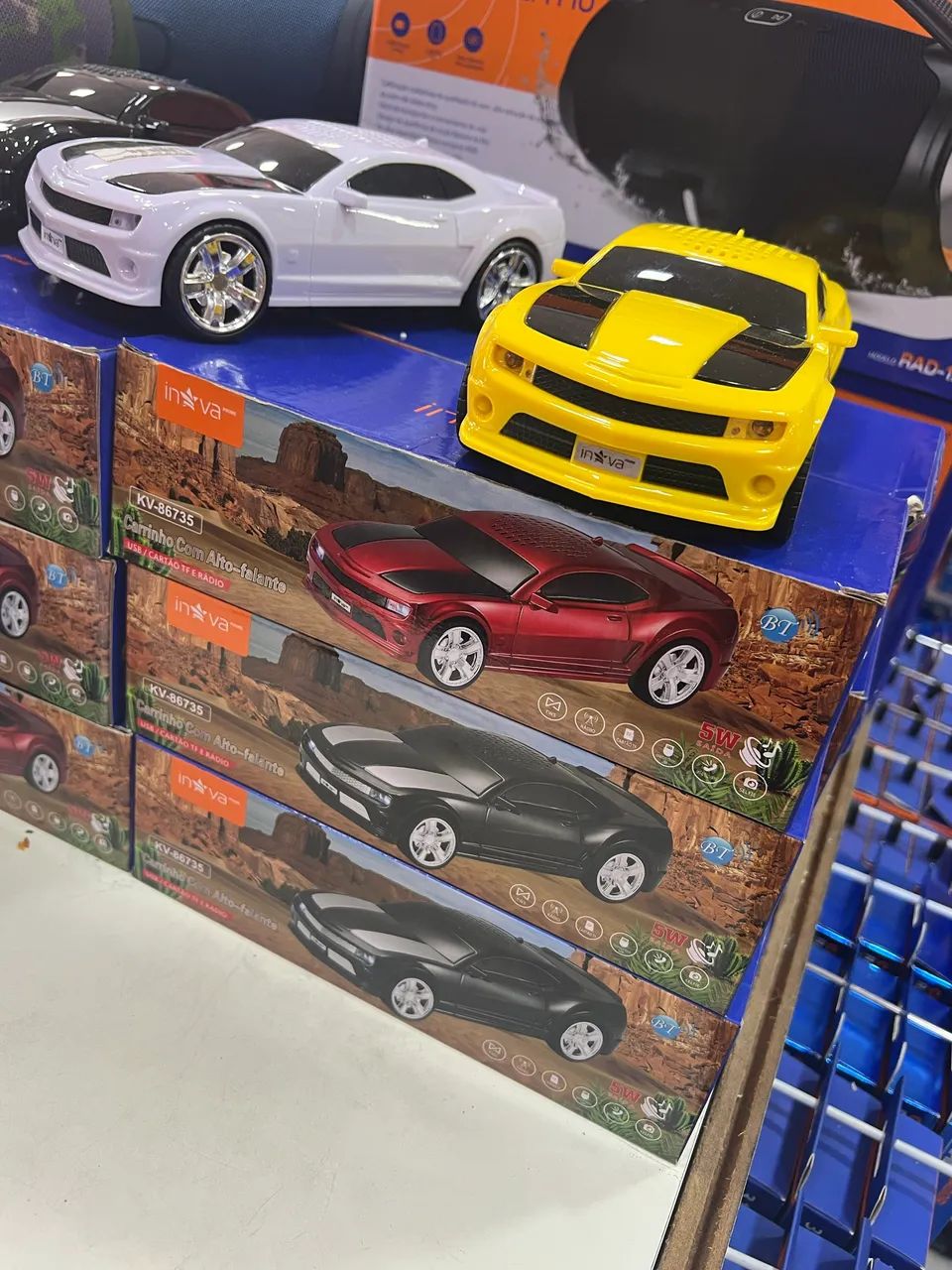 Caixa de Som Carro com Alto Falante 