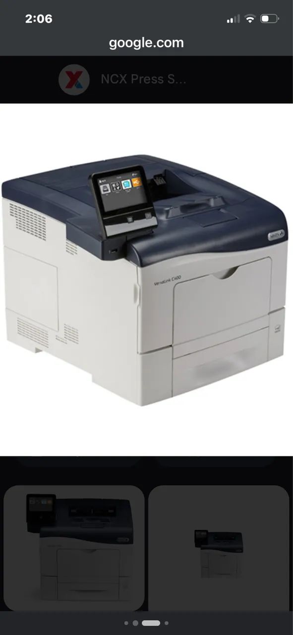 Impressora Xerox Laser Color Versa link C400 Nova! - Foto 2