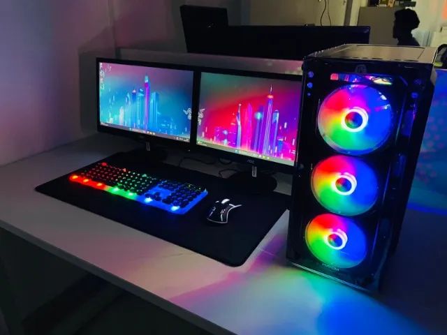 PC Gamer RYZEN Completo + 2 Monitores - Foto 3