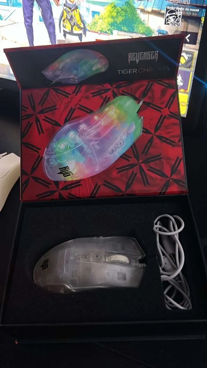 Mouse gamer tiger chroma da revenger 