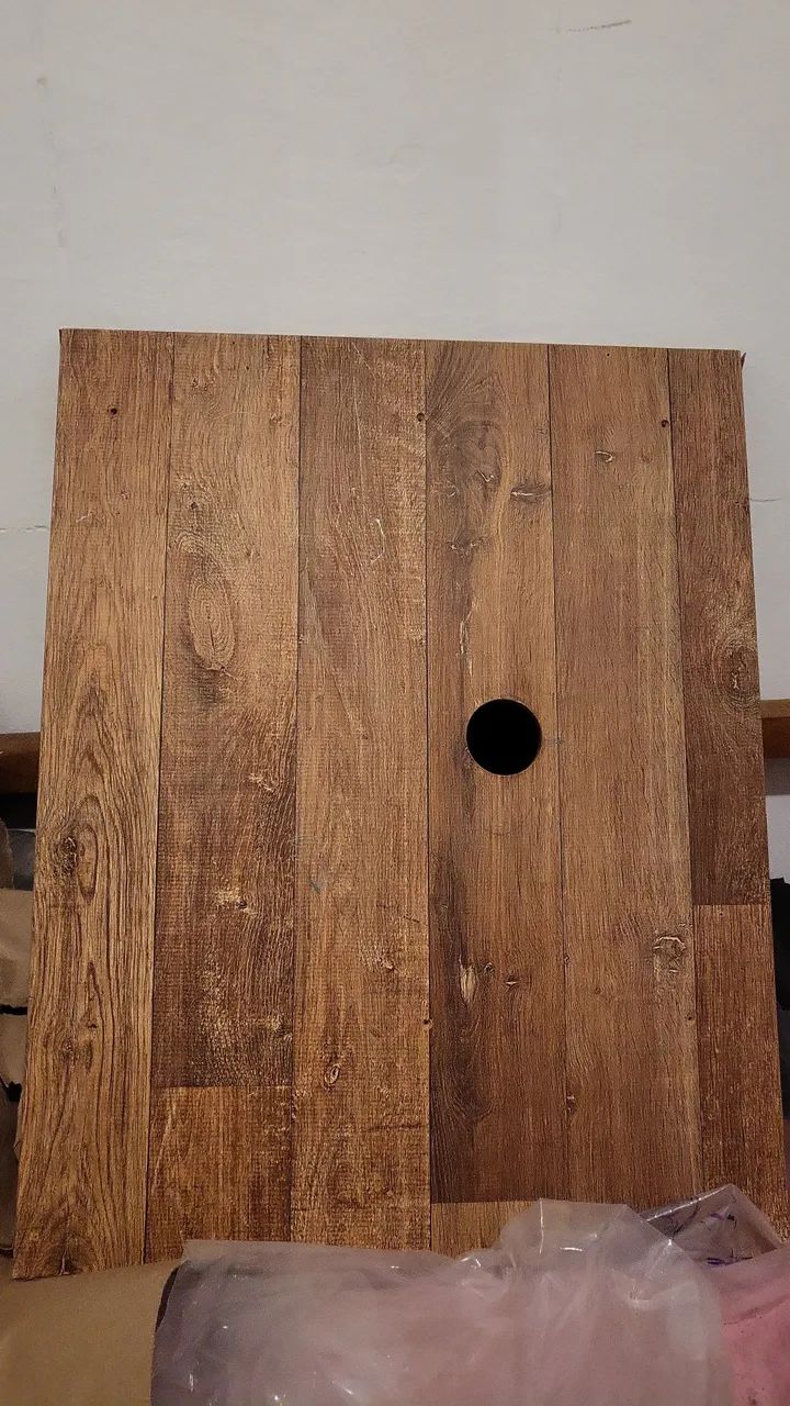 TAMPO DE MESA DE ESCRITÓRIO DE MADEAIRA