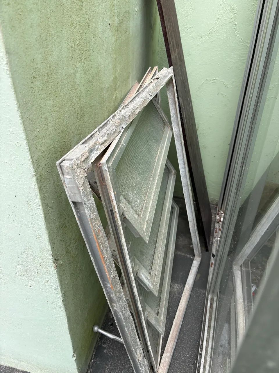 Janelas de alumínio com vidro 