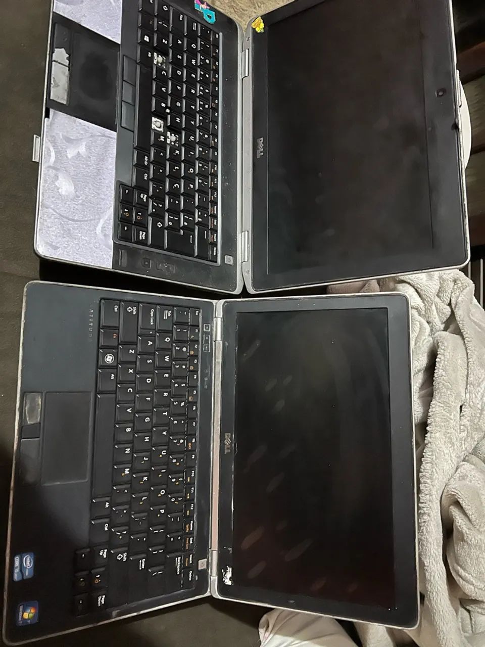 Dois notebook Dell Latitude com defeito