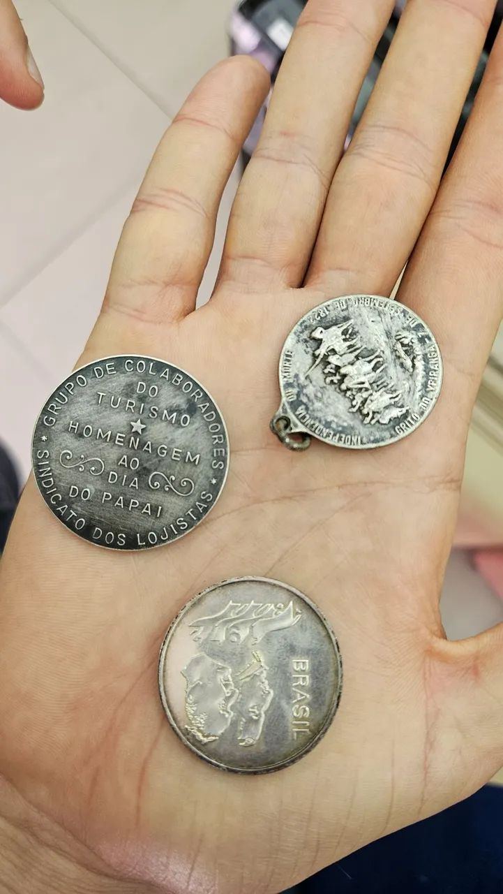 Moedas antigas de prata - Foto 2